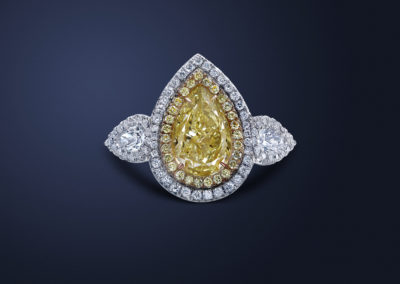 yellow diamond ring from benny and the gems